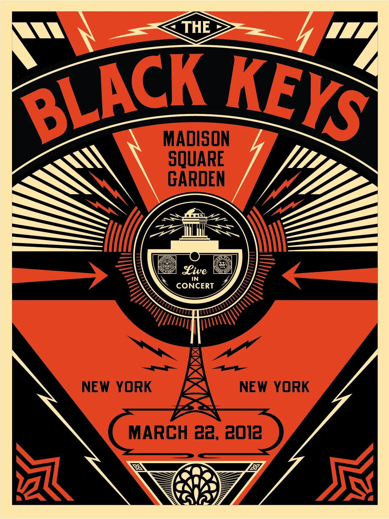 Poster Black Keys "MADISON SQUARE"
