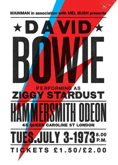Poster David Bowie