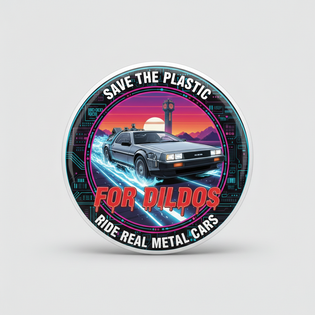 Spilla SAVE THE PLASTIC FOR DILDOS
