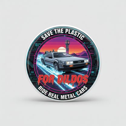 Spilla SAVE THE PLASTIC FOR DILDOS
