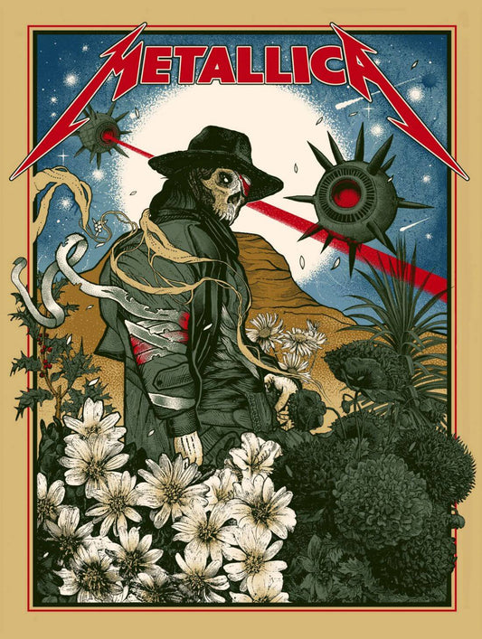 Poster Metallica “SPIT OUT THE BONE” raro