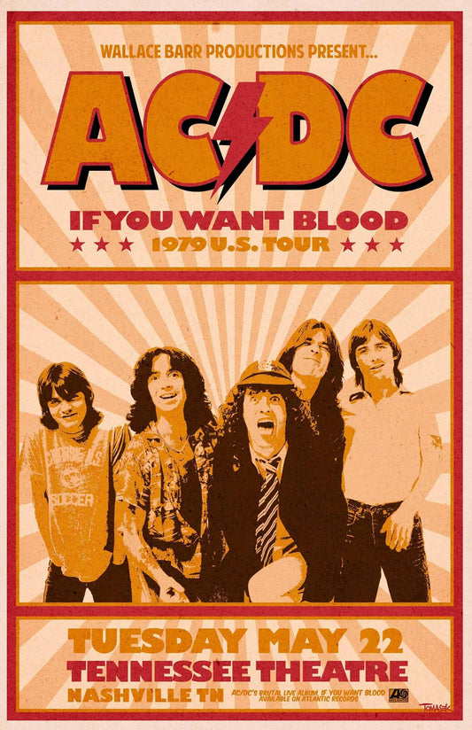 Poster AC/DC Tennesee Theatre