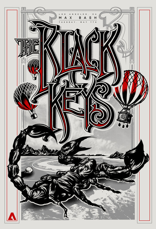 Poster Black Keys LOS ANGELES